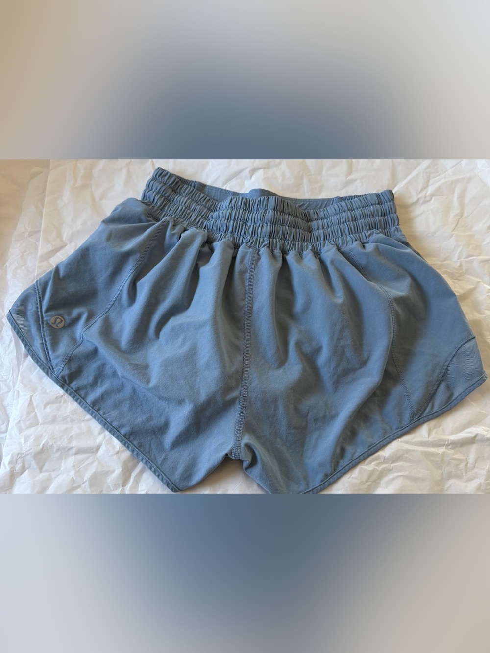 lululemon athletica Light Blue High-Rise Athletic Shorts
